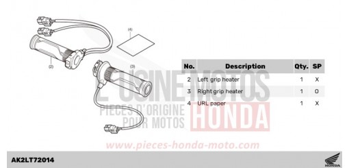 KIT,GRIP HEATER ADV350AS de 2025